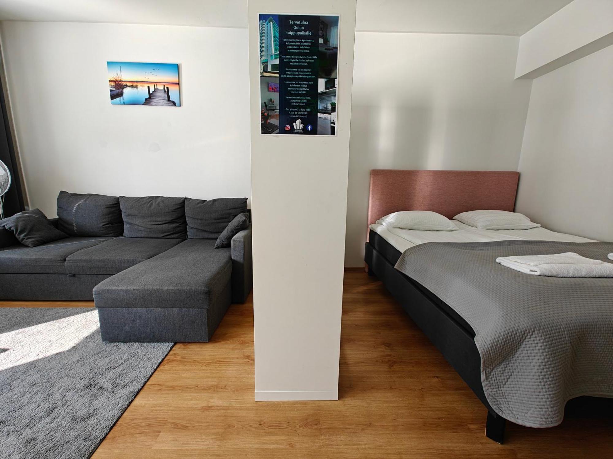 3-Room Apartment In Oulu Center, Parking Exteriör bild